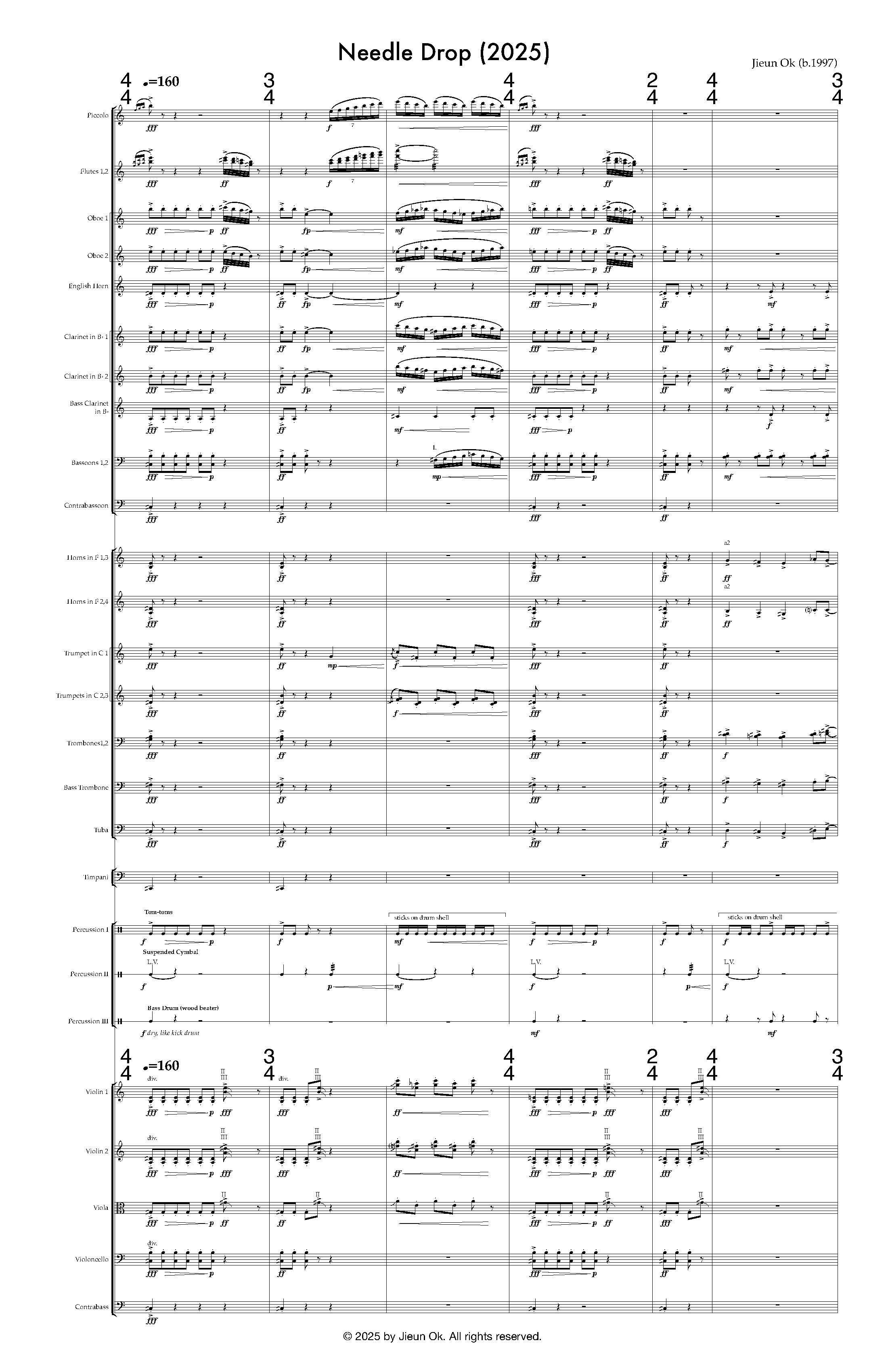 Needle Drop Score Preview