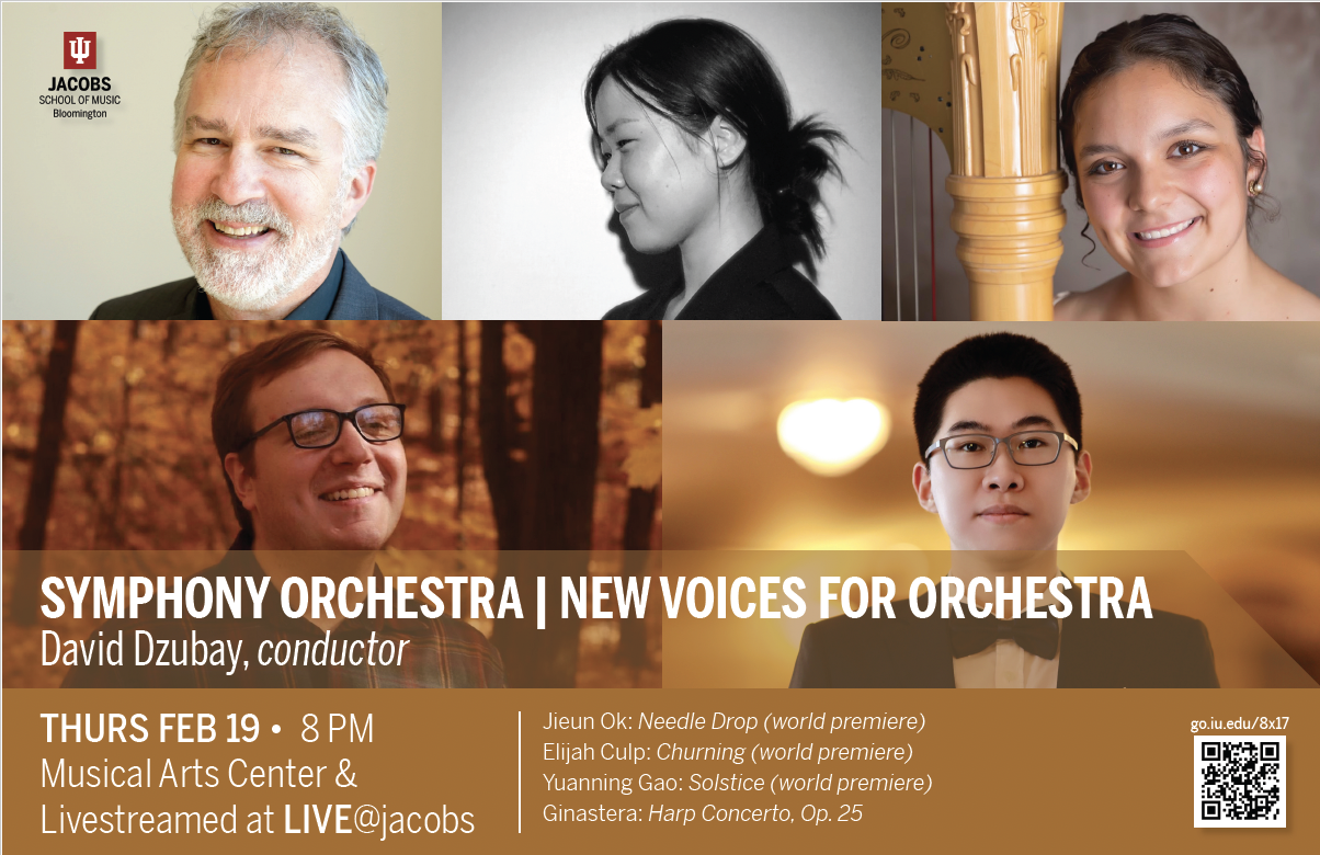 New Voices for Orchestra Concert Poster